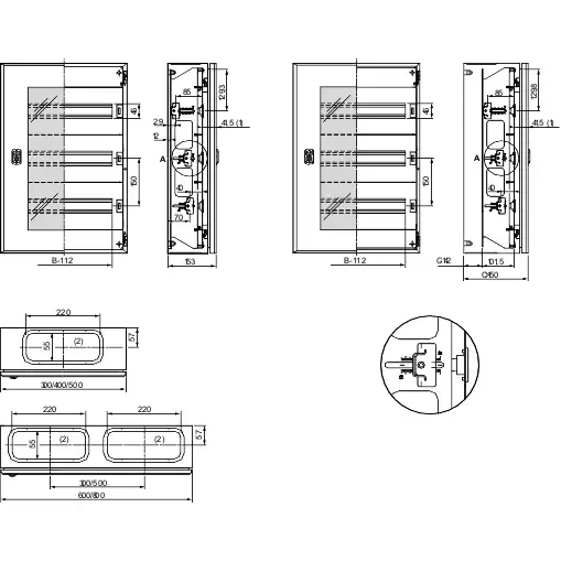 Schneider Electric NSYDLM84 modulārais rāmis Photo 2