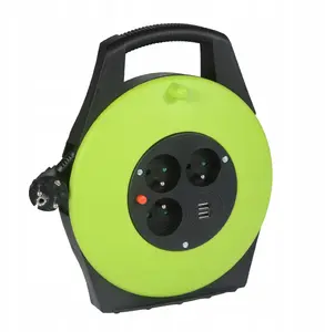 Velstro GW-0177 kabeļa spoles pagarinātājs 10m ar USB pieslēgvietām