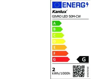 Kanlux GIVRO LED Light Strip 50m, 6500K, 2W/m, 120lm/m, IP65