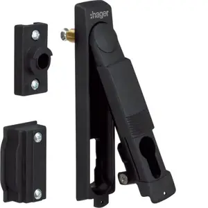 Hager FZ535N universāls grozāmais rokturis-slēdzene 40mm puscilindram