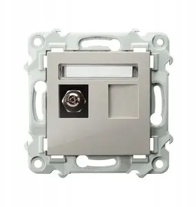 Ospel SZAFIR GPE-1Z/m/83 Single Equipotential Socket, Cashmere Beige