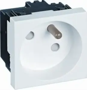 Bettermann STD-F3 RW1 M45 Single Power Socket with Earthing 16A White