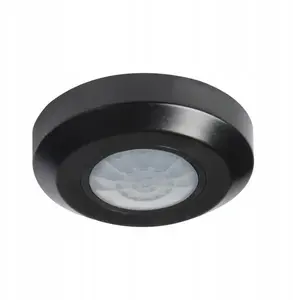 Датчик движения PIR Kanlux ZONA MINI-B, 360°, 200ВА, потолочный, черный