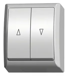 Ospel ŁNH-7H/00 Hermetic Shutter Switch, 10A 250V, White
