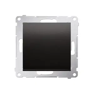 Kontakt-Simon DP1L.01/48 Pushbutton Switch, 10A 250V, Anthracite