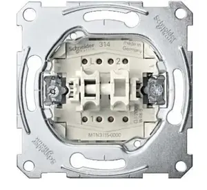 Schneider Electric Merten MTN3115-0000 Double Pole Switch 10A 250V IP20