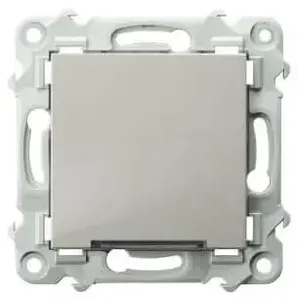 Ospel ŁP-21ZS/m/83 Momentary Switch with White Backlight, Cashmere Beige