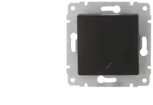 KOS VENA Staircase Switch with Rocker, 16AX 250V, Matte Black
