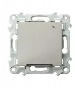 Ospel ŁP-3ZS/m/83 Staircase Switch with White Illumination, Cashmere Beige