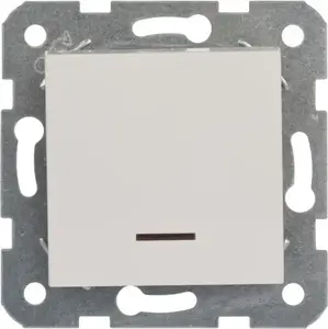 VIKO Karre Single-Pole Switch with Illumination, White
