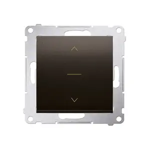 Kontakt-Simon DZW1K.01/46 Three-Position Shutter Switch, 10A 250V, Bronze