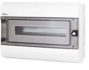 Elektro-Plast RHp-12/Z Flush-Mounted Modular Distribution Board 1x12 IP65 with Lock