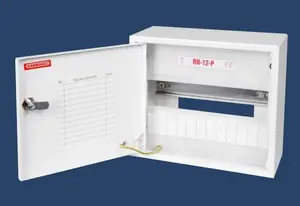 KARWASZ RN-12-P Z/O Surface-Mounted Distribution Board with Window, White