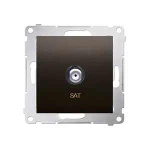 Kontakt-Simon DASF1.01/46 satelītantenas rozete, bronzas krāsā