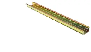 Alfako DR35 TH35 perforēta montāžas sliede 2m, augstums 15mm