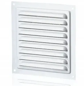 Ventika WM300BR Steel Ventilation Grille 300x300mm Powder Coated Brown