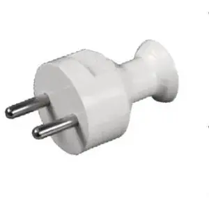 Opal WT-31 Straight Rewirable Plug 2P+E 16A White