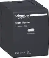 Сменный картридж разрядника Schneider Electric 16314, Тип 1, 25кА, 1.5кВ, 350В