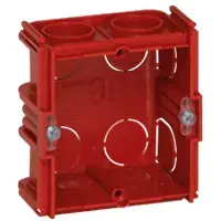 Legrand Batibox Single Outlet Box for Masonry Walls