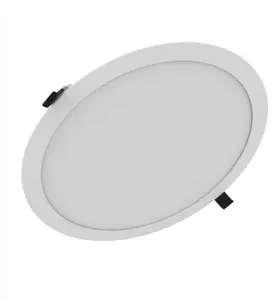 BestService DOWNLIGHT SLIM ALU D280 LED gaismeklis, 25W/18.8W/12.5W, 2500lm/1880lm/1250lm, 3000K/4000K, IP44, balts