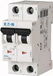 Автоматический выключатель Eaton FAZ Z16/2, 2 полюса, 16А, 15кА, AC