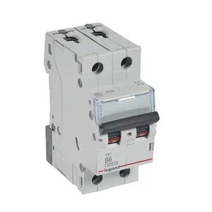 Автоматический выключатель Legrand TX3 403383, 2-полюсный, 6А, тип B, 6кА