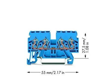 Wago 870-834 spailu bloks Photo 2