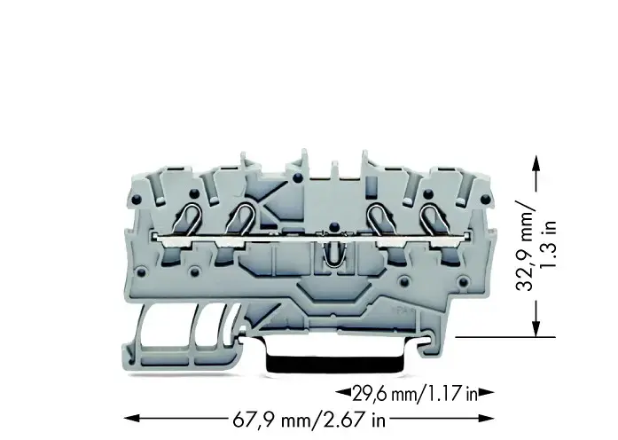 Wago 2000-1401 4-vadu spailes bloks Photo 2