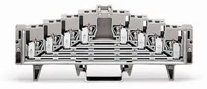 Wago 727-220 4-Level Terminal Block, Grey, 250V