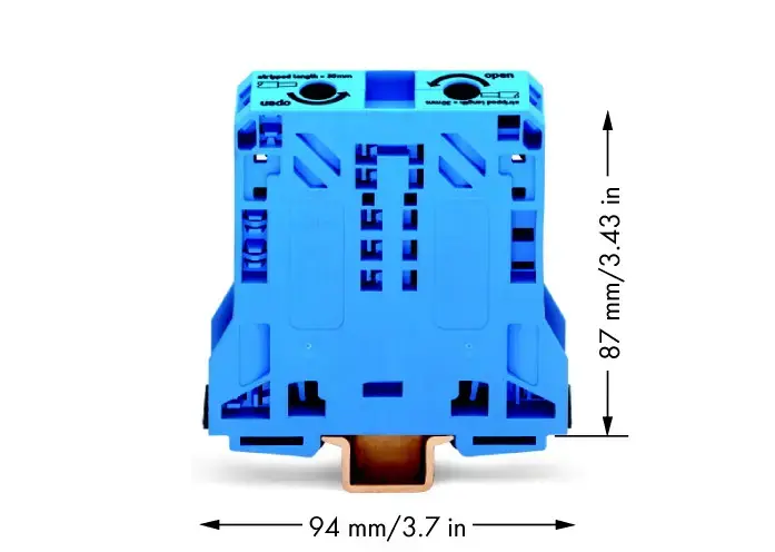 Wago 285-154 caurejošā spailes bloks Photo 2