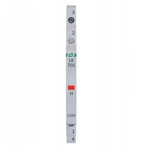 FF LK-701R-110V Modular Signal Lamp, 1-Phase, Red, 110V AC, 0.5 Module
