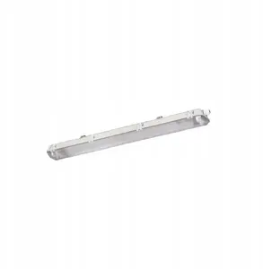 Kanlux DICHT 4LED PI 218/PS Hermetic Luminaire for 2x T8 LED 600mm G13 Tubes, IP65, Steel Reflector, Grey