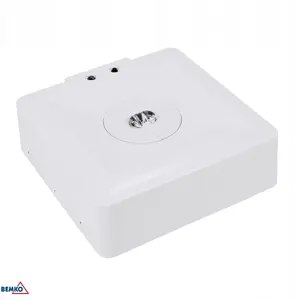 Bemko C91-SKL-S-3SC-AT2H-CNBOP Square Emergency Luminaire 3W Corridor Optics IP40 Autotest 2H