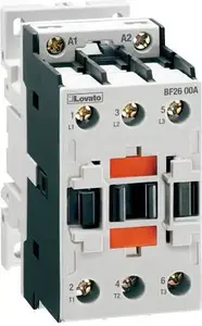 LOVATO Electric BF3800A024 Power Contactor, 38A, 3-Pole, 24V AC Coil