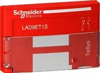 Schneider Electric LAD9ET1S Preventa Safety Cover for LC1D09-D65 Contactors, Red