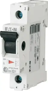 Модульный выключатель нагрузки Eaton HIS-32/1, 32А, 1-полюсный