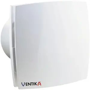 Ventika Modern D100LDOWC Exhaust Fan 100mm 230V 14W 88m3/h 33dB with Timer White