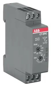 ABB CT-ERC.12 Time Delay Relay, 1c/o, 24-48V DC / 24-240V AC