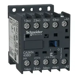 Schneider Electric TeSys K CA3KN40MD Miniature Control Relay, 4NO Contacts, 220V DC Coil