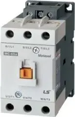 LSiS MC-22b 3-Pole Contactor, 22A, 11kW, 24V DC Coil, 1NO+1NC Auxiliary Contacts
