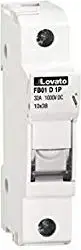 Lovato Electric FB01D1P DC Photovoltaic Fuse Holder 1P 32A 1000V for 10x38mm Fuses