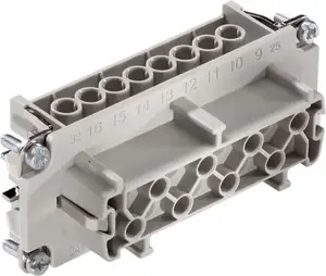 Lapp EPIC H-BE 16 BS Female Connector Insert 16P+PE 16A 500V