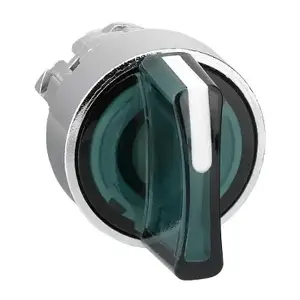 Schneider Electric ZB4BK1733 3-Position Illuminated Selector Switch Head 22mm Green