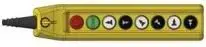 Spamel PKS-8W08 Pendant Control Station for Cranes, 2-Speed Up-Down, 1-Speed Left-Right, 2-Speed Front-Back, Start-Stop
