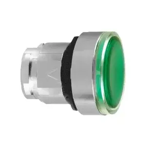 Кнопка Schneider Electric ZB4BH033 с подсветкой, зеленая, без самовозврата