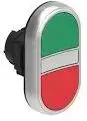 LOVATO Electric LPCBL7113 Dual Pushbutton 22mm Red/Green Illuminated Spring Return