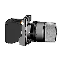 Schneider Electric XB5AD33 3-Position Selector Switch, 22mm, Black Knob, 2NO