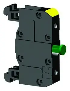 Spamel ST22-1-SZ Normally Open Contact Block for Control Buttons