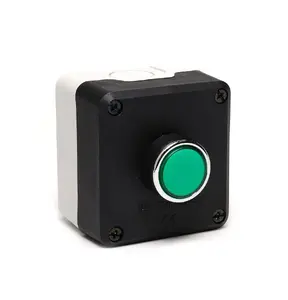 Promet P1C300DY Control Station with Green Flush Pushbutton 1NO