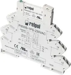 Relpol PIR6WB-1PS-24VDC-R Interface Relay 1P 6A 24V DC
